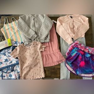 Lot of girls clothes mostly size 8 (Gap, Old Navy, Target, Eddie Bauer).